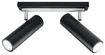 Plafond DIREZIONE 2 svart + 2x LED-lampa GU-10 4000K kall 7W 630lm