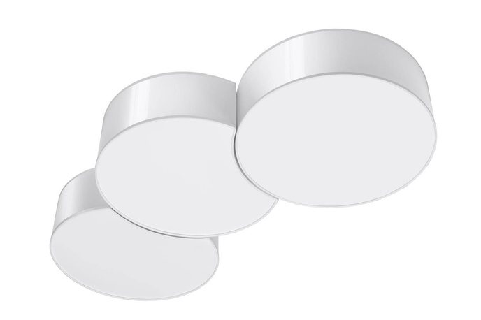 Plafond CIRCLE 3A vit + 6x LED-lampa E27 4000K kall 7,5W 650lm