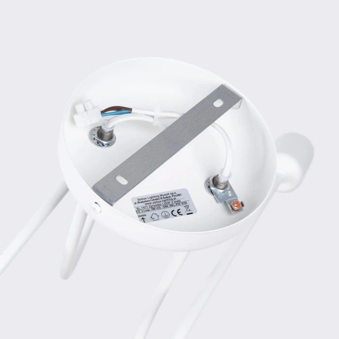 Ljuskrona LOOP 2 vit