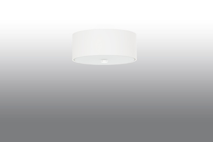 Plafond SKALA 30 vit + 3x LED-lampa E27 4000K Kall 7,5W 650lm