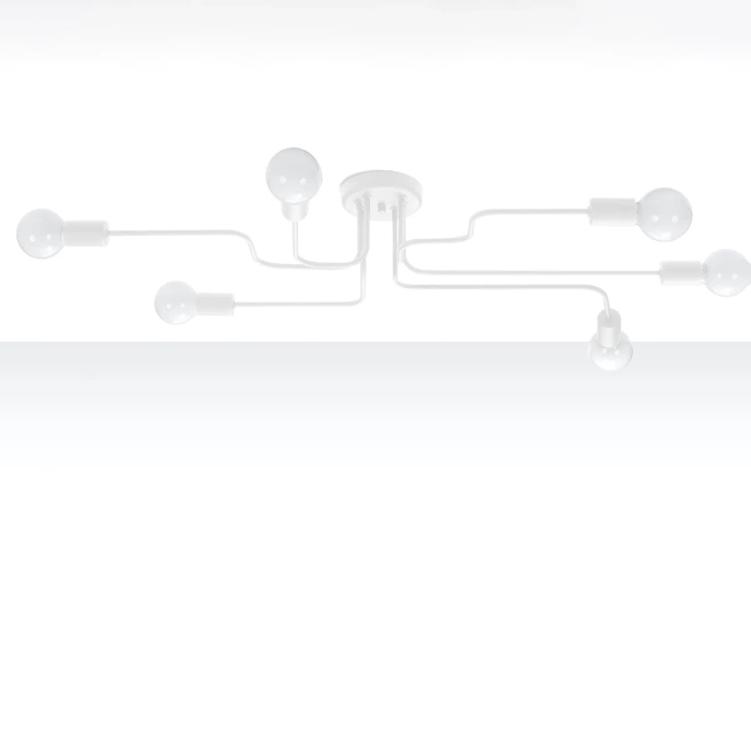 Ljuskrona VECTOR 6 vit