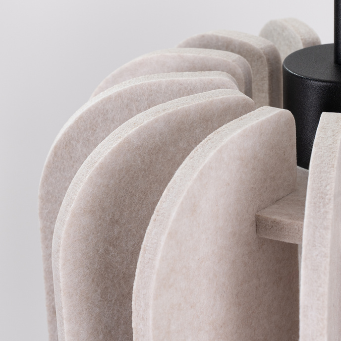 Pendellampa MULA 27 beige