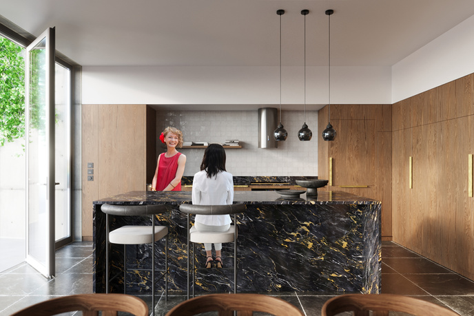 Ljuskrona ALINO 3 svart + 3x LED-lampa E27 4000K Kall 7,5W 690lm