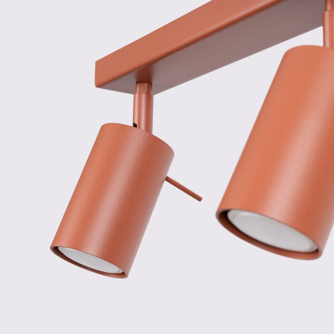 Plafond RING 3L ockraröd