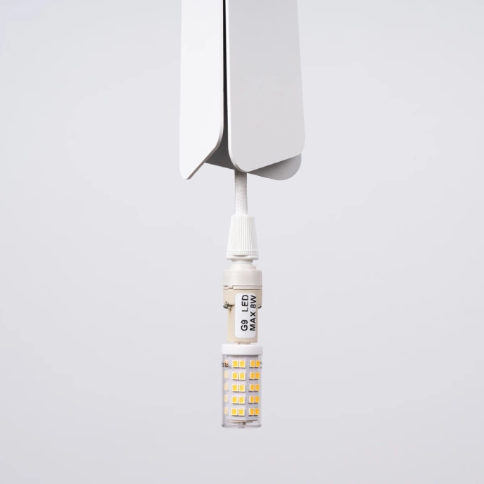 Lampa till ophängning av PRYSM 3P bianco