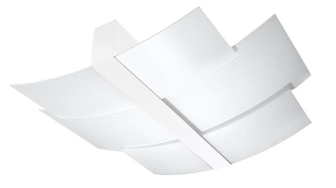 Plafond CELIA vit + 3x LED-lampa E27 4000K Kall 7,5W 650lm