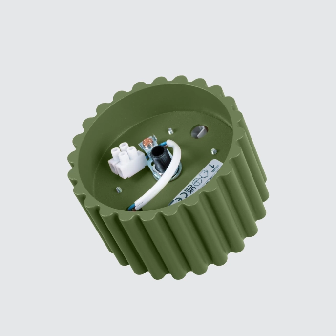 Taklampa AURA 1 olivgrön Gx53