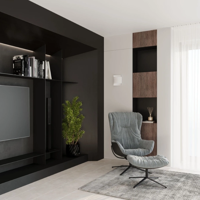 Vägglampa HESTIA vit