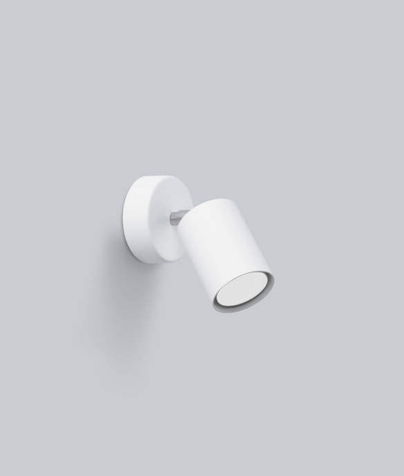 Vägglampa LEMMI 1 vit + 1x LED-lampa GU-10 3000K varm 7W 510lm