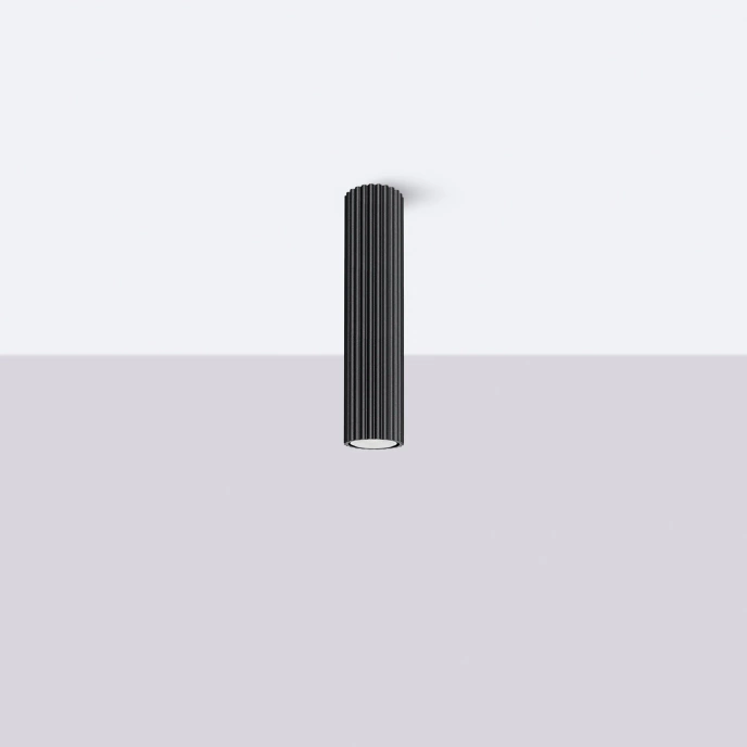 Taklampa KARBON 30 svart