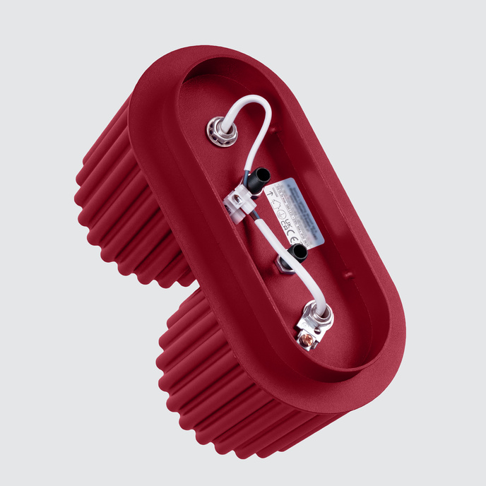 Taklampa AURA 2 burgundy GU10