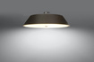 Plafond VEGA 60 svart + 5x LED-lampa E27 4000K Kall 7,5W 650lm