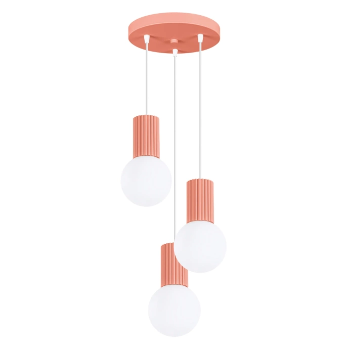 Pendellampa HALO 3P persika