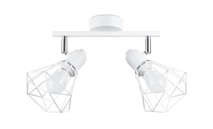 Plafond ARTEMIS 2 vit + 2x LED-lampa E14 3000K varm 7,5W 620lm
