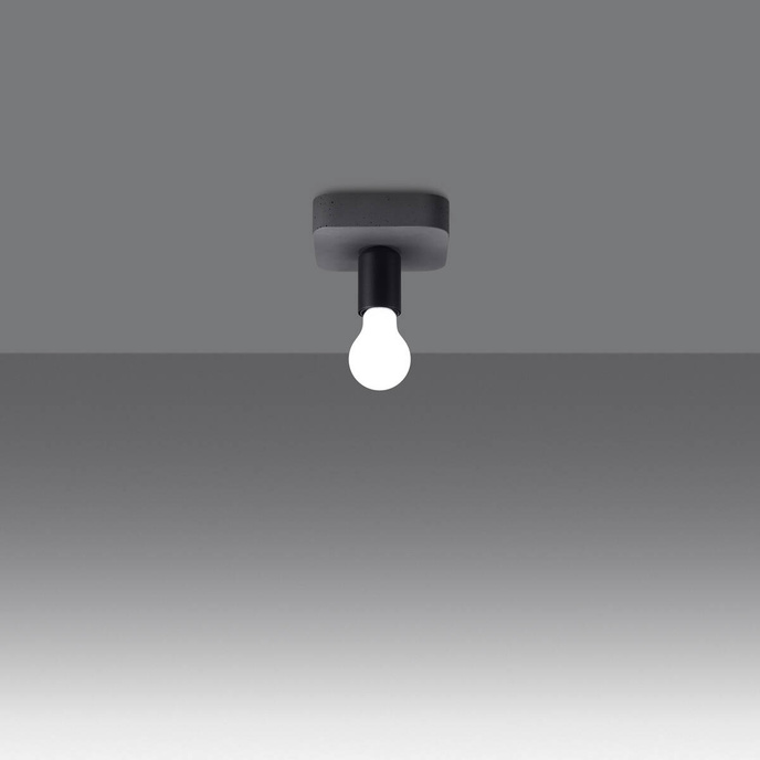 Plafond TAVO 1 + 1x LED-lampa E27 3000K varm 7,5W 620lm