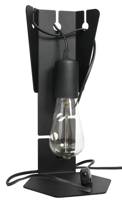 Skrivbordslampa ARBY svart + 1x LED-lampa E27 3000K varm 7,5W 620lm