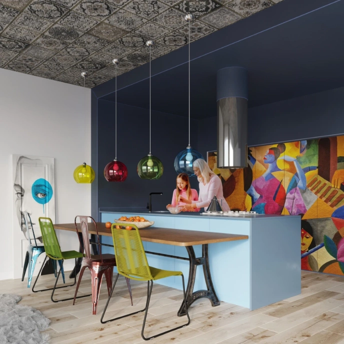 Pendel lampa BALL grafit