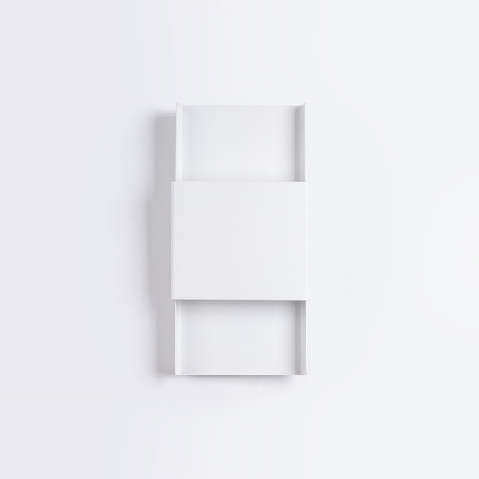 Vägglampa DURLIN vit + 2x LED-lampa G9 3000K varm 4,5W 450lm