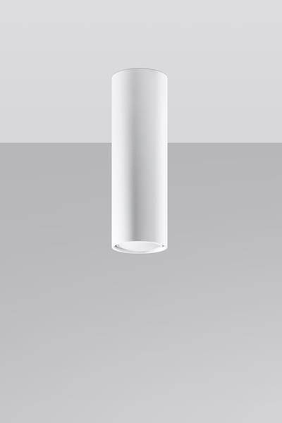 Plafond LAGOS 20 vit + 1x LED-lampa GU-10 4000K kall 7W 630lm