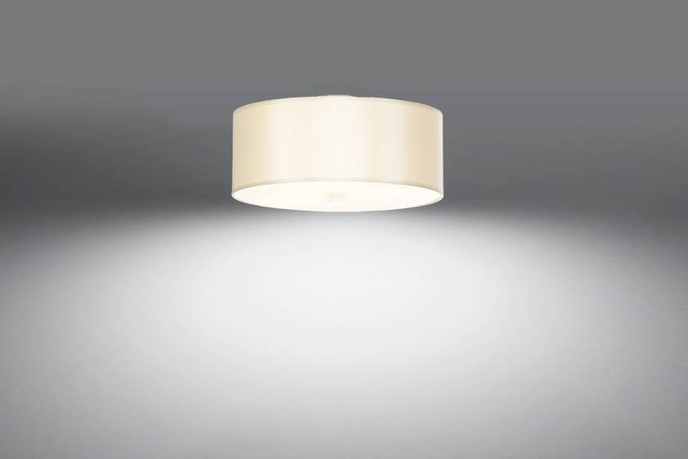 Plafond SKALA 30 vit + 3x LED-lampa E27 3000K varm 7,5W 620lm