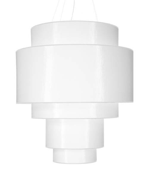Ljuskrona REFLEXION 80 vit + 7x LED-lampa E27 3000K varm 7,5W 620lm