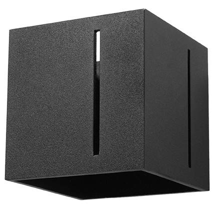 Vägglampa PIXAR svart + 1x LED-lampa G9 4000K Cold 4,5W 530lm