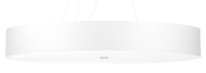 Ljuskrona SKALA 100 vit + 6x LED-lampa E27 4000K Kall 7,5W 650lm