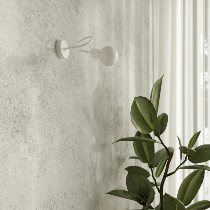 Ljuskrona LOOP 5 vit