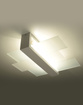 Plafond FENIKS 2 vit + 2x LED-lampa E27 3000K varm 7,5W 620lm