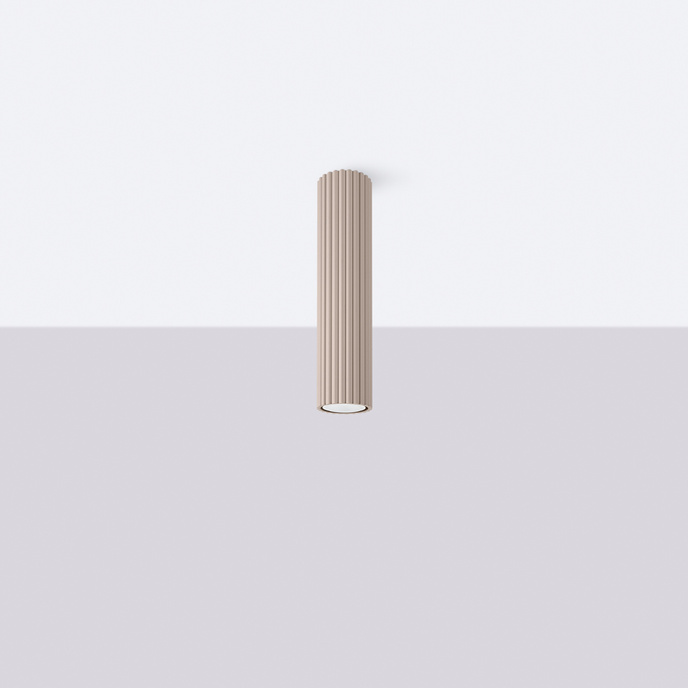 Taklampa KARBON 30 taupe