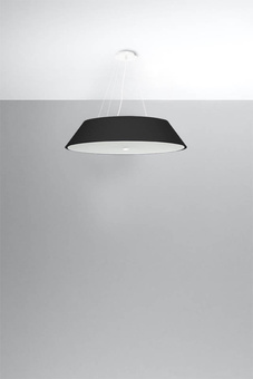 Ljuskrona VEGA 70 svart + 5x LED-lampa E27 3000K varm 7,5W 620lm