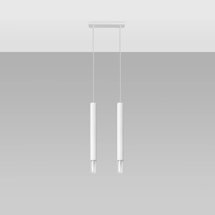 Pendel lampa WEZYR 2 vit