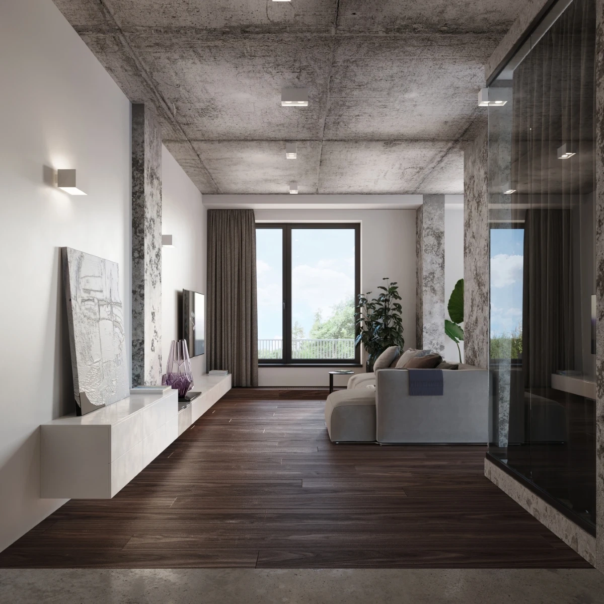 Plafond QUAD MAXI vit