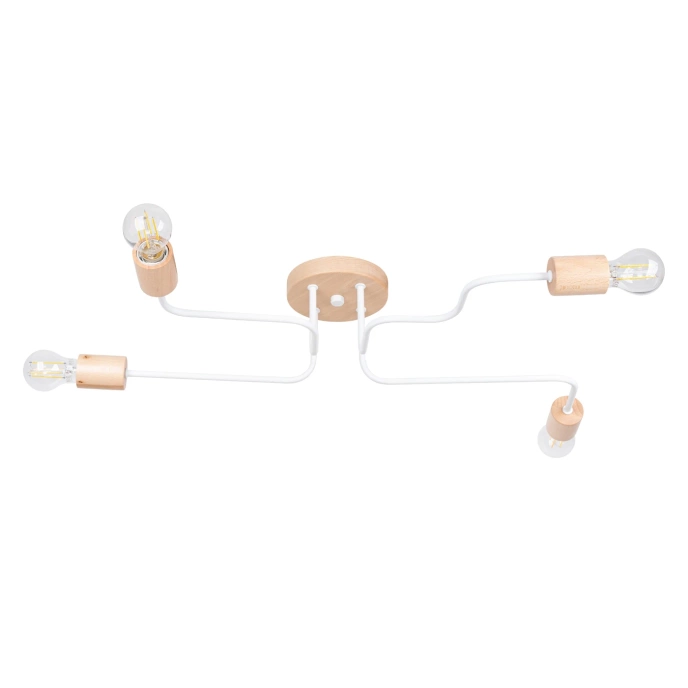 TIMBO 4 ljuskrona vit