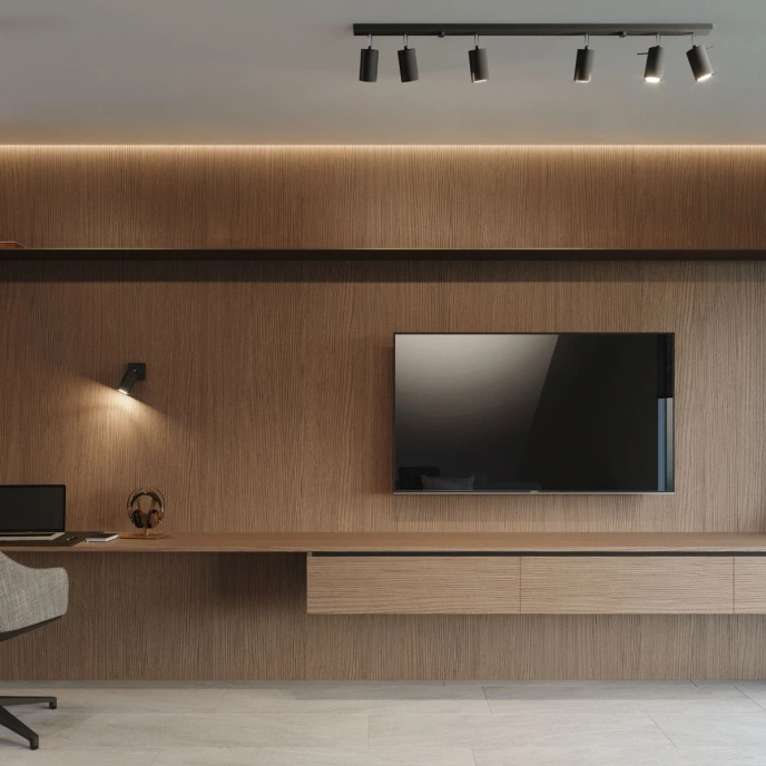 Plafond RING 2 svart