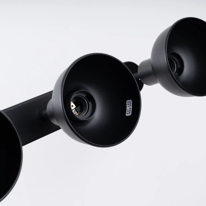 Taklampa ELBA 3 svart