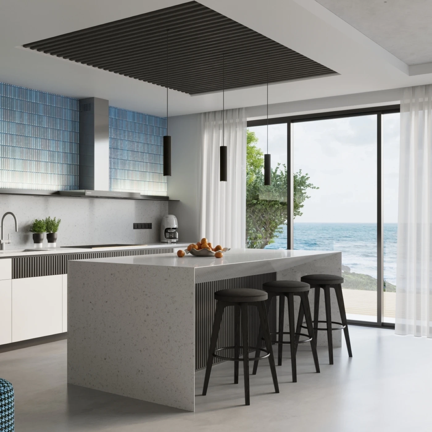 KARBON 2 taklampa svart