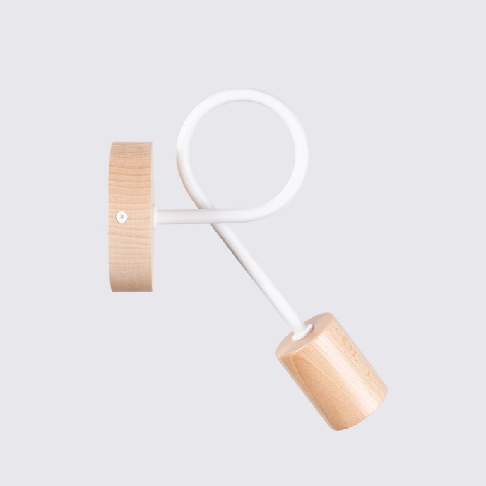 Vägglampa EMBER vit