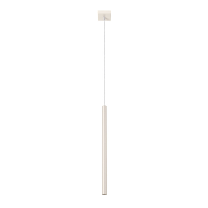 PASTELO 1 taklampa beige + 1x LED-lampa G9 3000K varm 4,5W 450lm