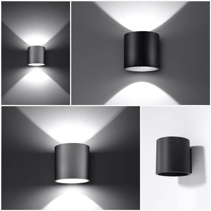 Vägglampa ORBIS vit + 1x LED-lampa G9 4000K kall 4,5W 530lm