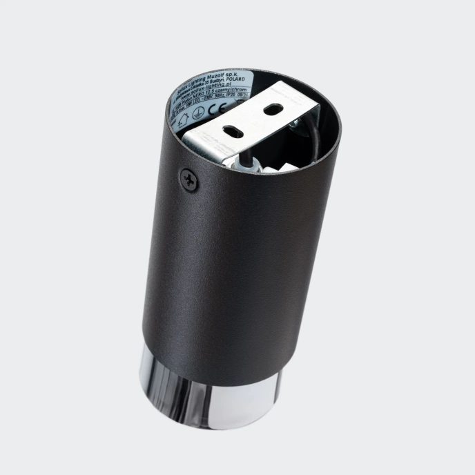 Taklampa NERO 12,5 svart/krom