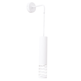 Vägglampa LAMI vit + 1X LED-lampa GU-10 4000K Kall 7W 530lm