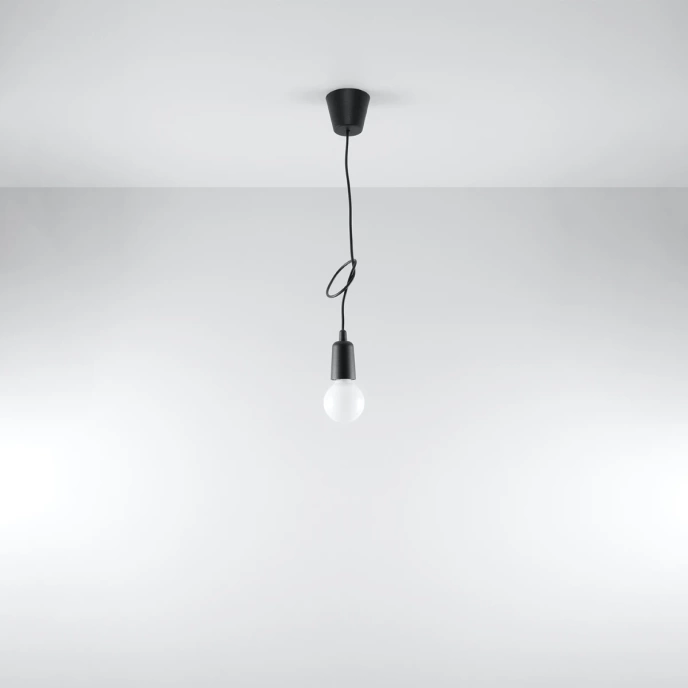 Pendel lampa DIEGO 1 svart