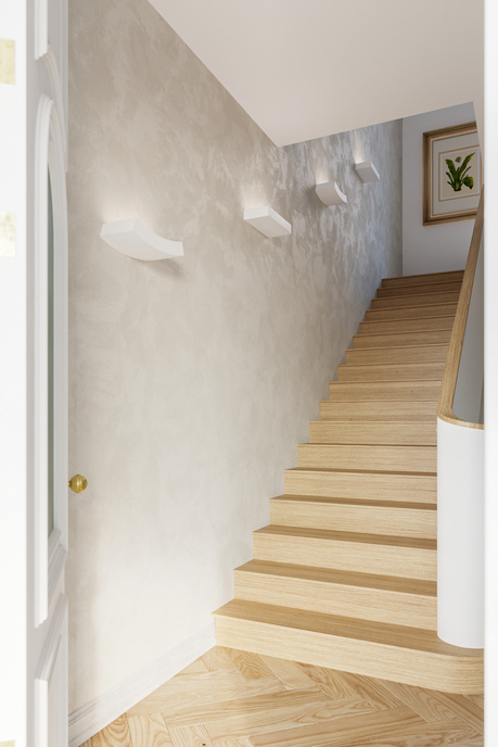 Keramisk vägglampa TAUGAN vit + 2x LED-lampa G9 4000K kall 4,5W 530lm