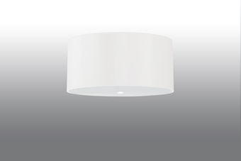 Plafond OTTO 50 vit + 5x LED-lampa E27 4000K Kall 7,5W 650lm