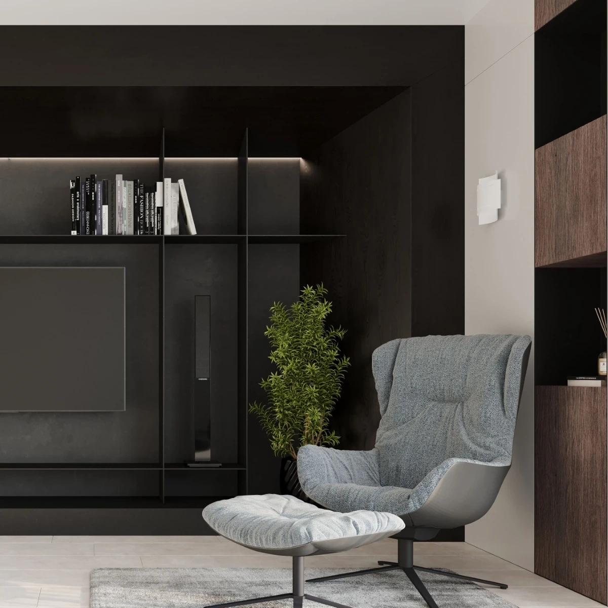 Vägglampa HESTIA vit