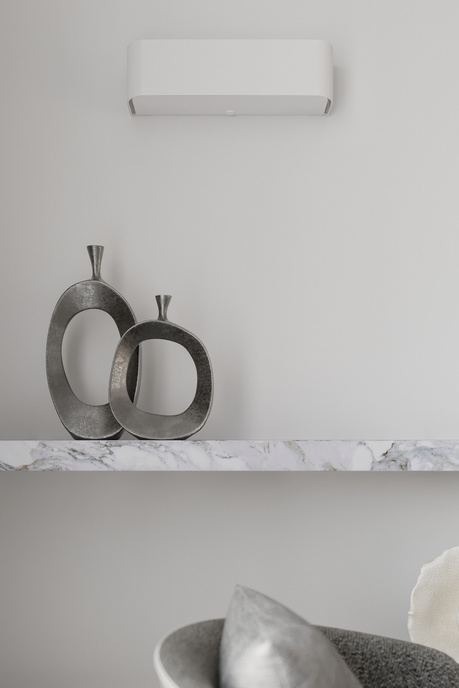 Vägglampa LOKKO vit + 2x LED-lampa E27 3000K varm 7,5W 620lm