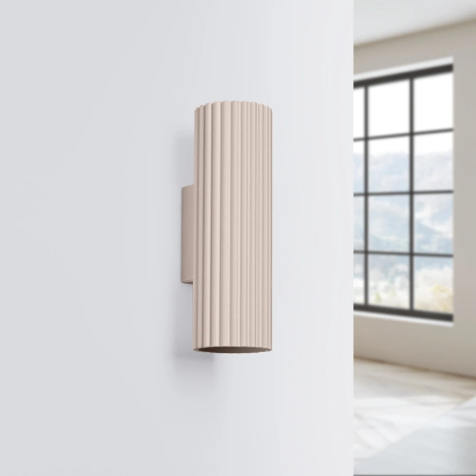 Vägglampa KARBON 20 taupe