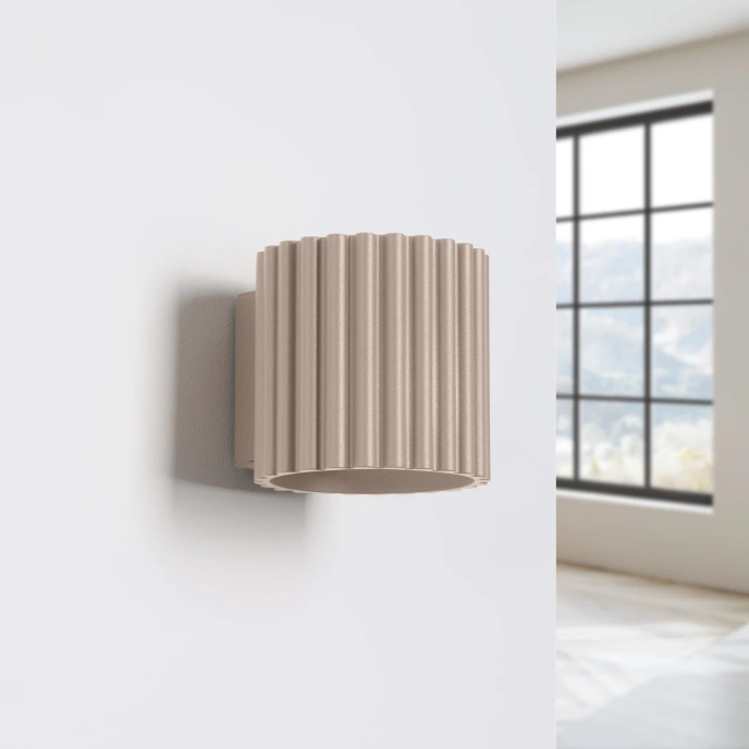 Vägglampa AURA taupe G9