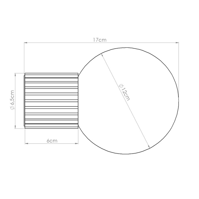 Vägglampa HALO svart IP44